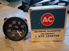 1548709 Acdelco Ac Delco Recording Tachometer For Aircraft 1 Rt9