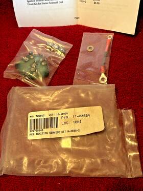 A-3650-2 Acs Products Aircraft Ignition Service Kit P/n New Surplus Open Bag