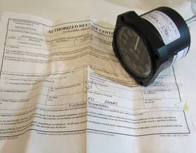 Aeritalia 11051-x Old Overhaul 2002 With 8130 Airspeed Indicator P/n Made Italy