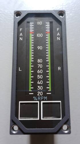 Aero-mach 9914095-5 - Digital Fan Speed Indicator Repaired 8130