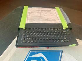 100524a Aerocomputers Keyboard Ak4 Removed Working