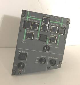 Aerospatiale A9252735400060z Airbus Aircraft Bleed Air Control Panel 436vu