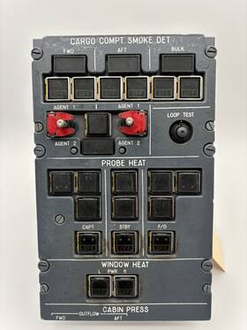 A9252739900560z Aerospatiale Airbus A310 Aircraft Cargo Smoke Detector Control Panel 433vu A9252739900560z Aerospatiale Airbus A310 Aircraft Cargo Smoke Detector Control Panel 433vu