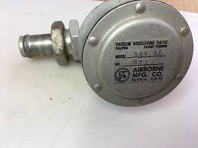 133-a Airborne Mfg Vacuum Regulator Valve 133 A Nos