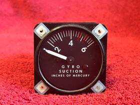 Airborne Mfg 1g10-11 Parker 2 1/4 Inch Suction Gauge P/n