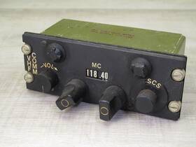C-67a Aircraft Radio Corporation Corp Model Control Unit - Military Parts