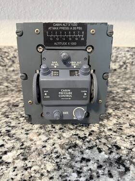 102210-15 Airesearch Outflow Valve Control Cabin Pressure Unit P/n 102210-15 Airesearch Outflow Valve Control Cabin Pressure Unit P/n