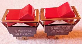 Tigk51-1s-rd-fn American General 2 Sgle Rocker Toggle Master Switch Aa1a Grumman Yankee Trainer Tigk51-1s-rd-fn American General 2 Sgle Rocker Toggle Master Switch Aa1a Grumman Yankee Trainer