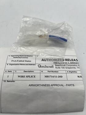 M81714-11-20d Amphenol Mil Spec Terminal Junction Splice Set Quick Disconnect