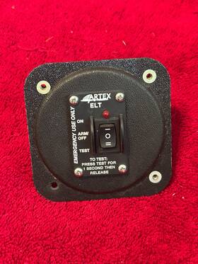A3-06-2757 Artex Emergency Locator Transmitter Elt Remote Switch P/n With Mount A3-06-2757 Artex Emergency Locator Transmitter Elt Remote Switch P/n With Mount