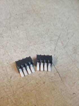 2sv-04 Augat Lot Of 2 Rdi 2s Series 4 Pin Terminal Block