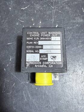 03972-2200-11 Autronics Engine Power Out Warning Control Unit Pn Read