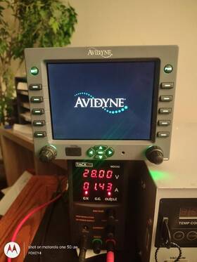 700-00167-016 Avidyne Multifunction Display Ex600 Yellow Tagged Collins Radar