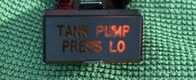 351-24406-044 Avionics Dc-10 Engineer Panel Light. Complete. Inch Tank Pump Pressure Low 351-24406-044 Avionics Dc-10 Engineer Panel Light. Complete. Inch Tank Pump Pressure Low