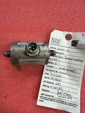 101004-03 B/e Aerospace Valve Solenoid Latching Pn Bin18 101004-03 B/e Aerospace Valve Solenoid Latching Pn Bin18