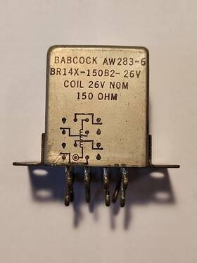 Br14x-150b2-26v Babcock Relay 26v Coil 150 Ohm Nos Nnb Br14x-150b2-26v Babcock Relay 26v Coil 150 Ohm Nos Nnb