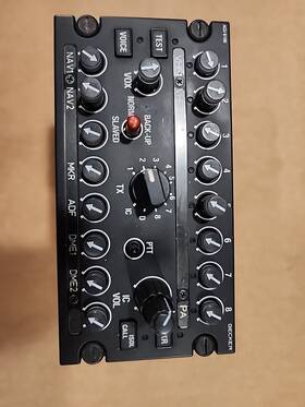 Acu6100-2-120 Becker Dvcs6100 Avionics Audio Control Unit Pn Acu6100-2-120 Becker Dvcs6100 Avionics Audio Control Unit Pn