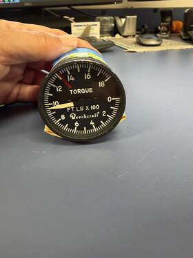 91-380012-3 Beech Torque Indicator P/n Ar