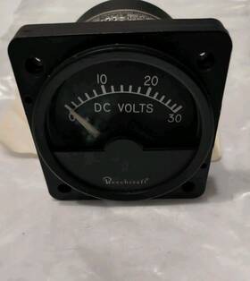 114-380032-1 Beechcraft Voltage Indicator Removed In Good Condition