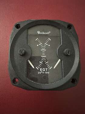 205-10al Beechcraft Egt Indicator