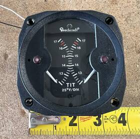 Beechcraft 75957 Alcor Tit Gauge 45957 Turbine Inlet Temp Indicator 12v Aircraft