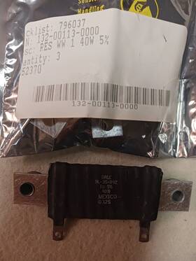132-00113-0000 Bendix Resistor Wire Wound 1 Ohm 40 W 5% P/n 132-00113-0000 Bendix Resistor Wire Wound 1 Ohm 40 W 5% P/n