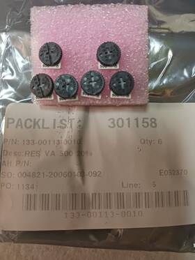 133-00113-0010 Bendix Resistor Variable 500 Ohm Circuit Mount P/n Pack Of 6