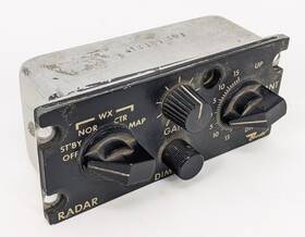412137501 Bendix Radar Control Unit / Vintage 412137501 Bendix Radar Control Unit / Vintage