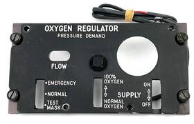 816593-1 Bendix Oxygen Pressure Regulator Diluter Front Cover Plate 816593-1 Bendix Oxygen Pressure Regulator Diluter Front Cover Plate