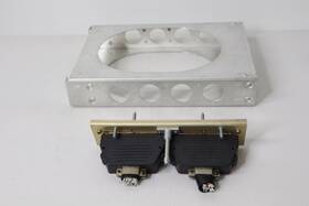047-10881-001 Bendix King Kc 140 Flight Computer Mounting Tray / Backplate Connectors