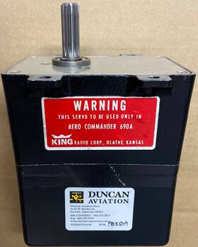 065-0014-08 Bendix King Ksa-370 Autopilot Servo Actuator 690a Pn Sn 1832 With 8130