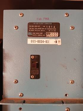 065-0034-00 Bendix King 065-0034-03 Kc295 Flight Computer P/n R20 And 065-0034-00 Bendix King 065-0034-03 Kc295 Flight Computer P/n R20 And