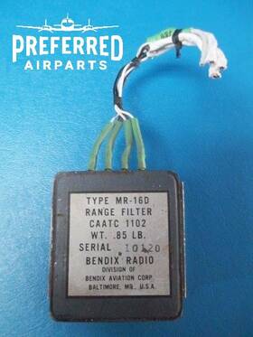 Mr-16d Bendix Used Aviation Range Filter P/n 7655