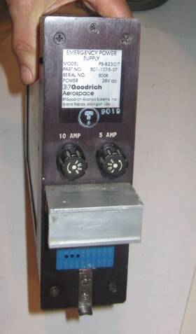 501-1075-07 Bf Goodrich Aerospace Emergency Power Supply P/n Ps 823 C/t