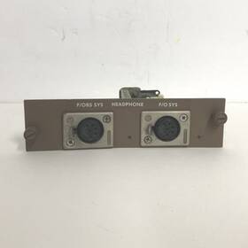 Boeing 233u7203-23 747 Aircraft Headset Jack Panel