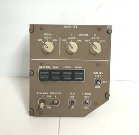 233w3208-1 Boeing 757 767 Aircraft Anti-ice Light Control Panel