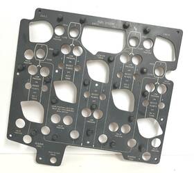 65-8921 Boeing 707 Aircraft Fuel Panel Face Plate