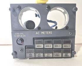 69b46126-5 Boeing 747 Aircraft Ac Meter Control Panel