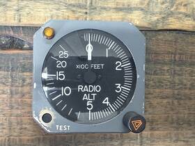 49b90089-1 Burtek 49b90089-0 1 Radio Altimeter Altitude Indicator Part No Ground Training Only 49b90089-1 Burtek 49b90089-0 1 Radio Altimeter Altitude Indicator Part No Ground Training Only
