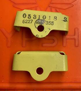 Cessna 0531018-2 2ea 172 Rudder Bracket 0531018-3