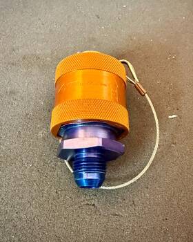 3207-10 Cessna - Cessan Aeroquip Hydraulic Coupling Dust Cap Assy Used Part 3207-10 Cessna - Cessan Aeroquip Hydraulic Coupling Dust Cap Assy Used Part
