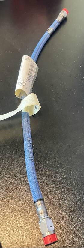 Ae3663218e0167 Cessna Hydraulic Hose Assy New Ae3663218e0167 Cessna Hydraulic Hose Assy New