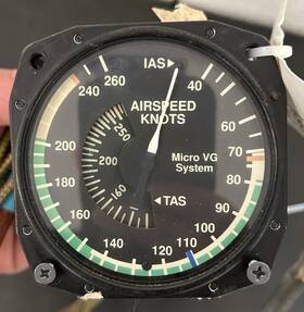 C661045-0313rx Cessna C661055-0313rx True Airspeed Indicator - Pn Aw2823ak13 As Removed