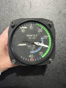 C662026-0104 Cessna Use 6020-60104 Untied Inst Dual Manifold Pressure Indicator
