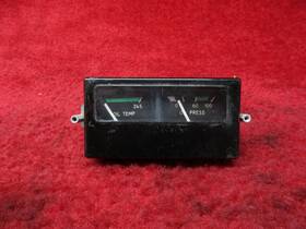 C669512-0104 Cessna 172n Oil Pressure And Temperature Indicator Cluster 12v Pn