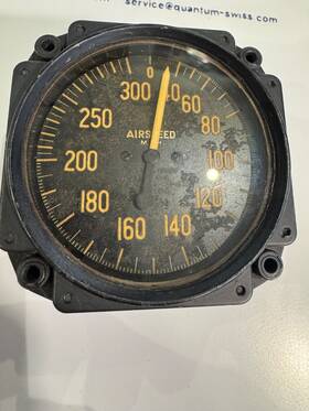 C6601040-0213 Cessna Piper Beech Us Gauge Airspeed Indicator C661040-0213 40-260 Kts 300 Mph Tested