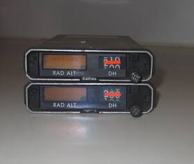 622-4160-013 Collins Dri-55 Lot Of 2 Digital Radio Altitude Indicator P/n -003