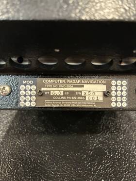 622-5942-001 Collins Radar Navigation Computer Rnc-300a 622-5942-001 Collins Radar Navigation Computer Rnc-300a