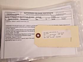 629-8273-001 Collins Gear Cluster - Tested With Faa 8130-3 Form 12 Available 629-8273-001 Collins Gear Cluster - Tested With Faa 8130-3 Form 12 Available
