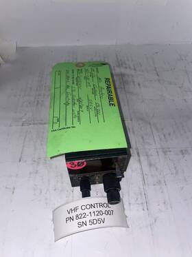 822-1120-007 Collins Pn Vhf Control Sn 5d5v